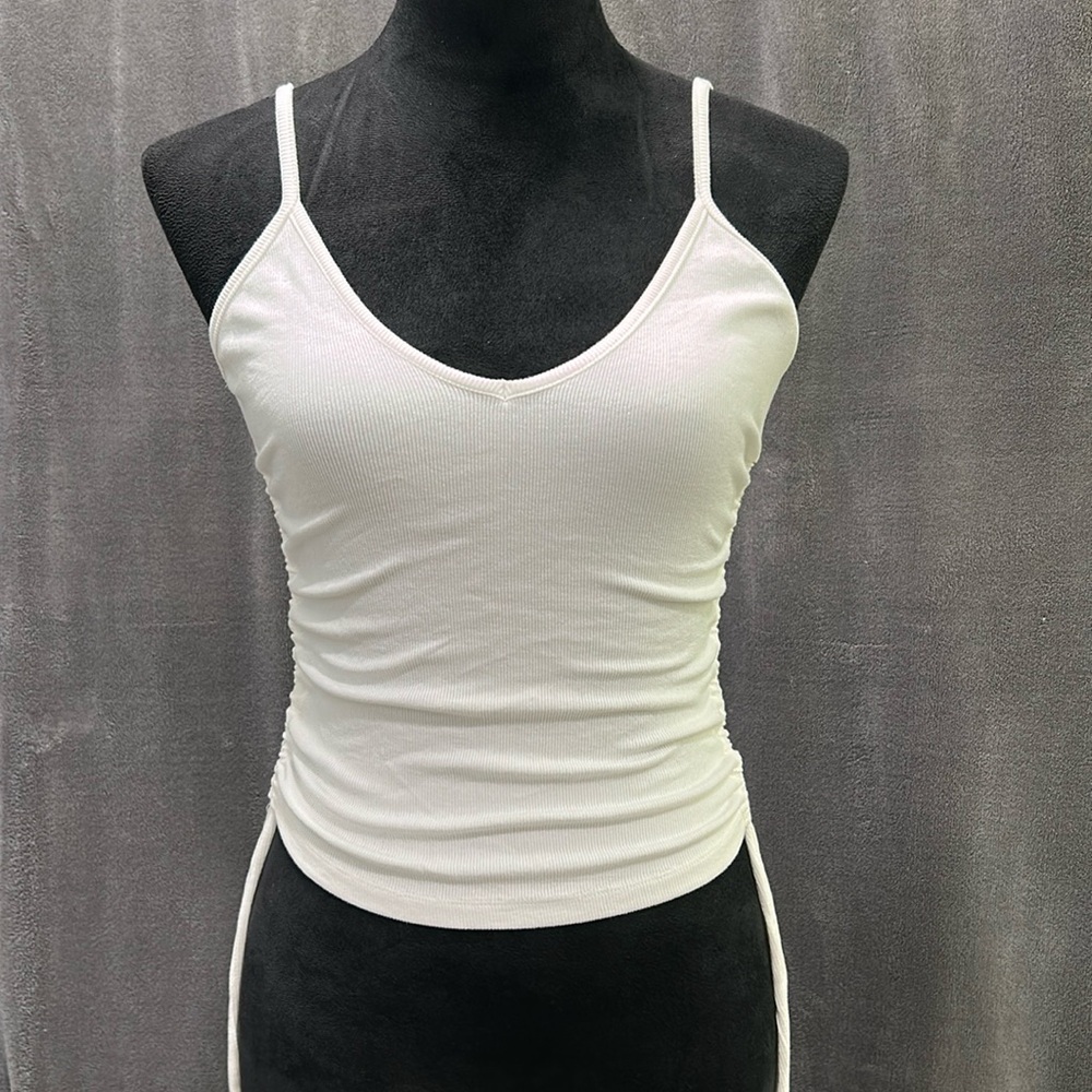 Blanc de Blanc White Lyon Tie Side Cami